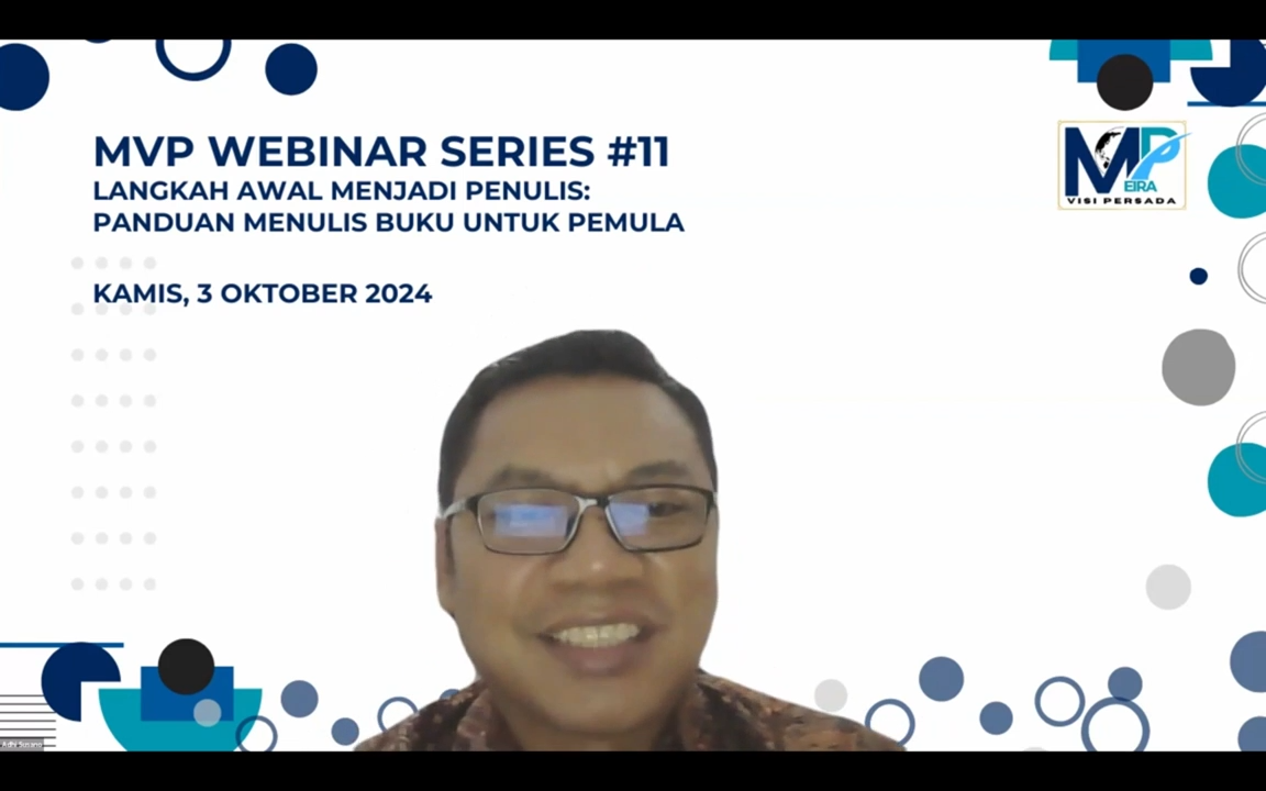 LANGKAH AWAL MENJADI PENULIS _ PANDUAN MENULIS BUKU UNTUK PEMULA - WEBINAR SERIES 11 6-10 screenshot