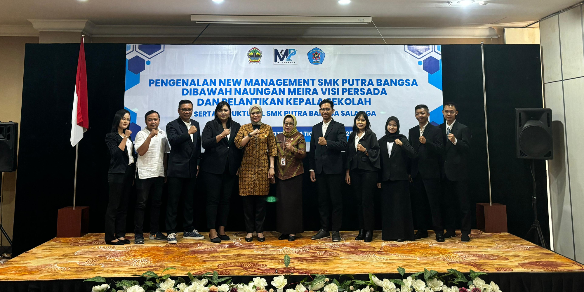 SMK Putra Bangsa Salatiga Gelar Acara Pengenalan Manajemen dan Pelantikan Kepala Sekolah